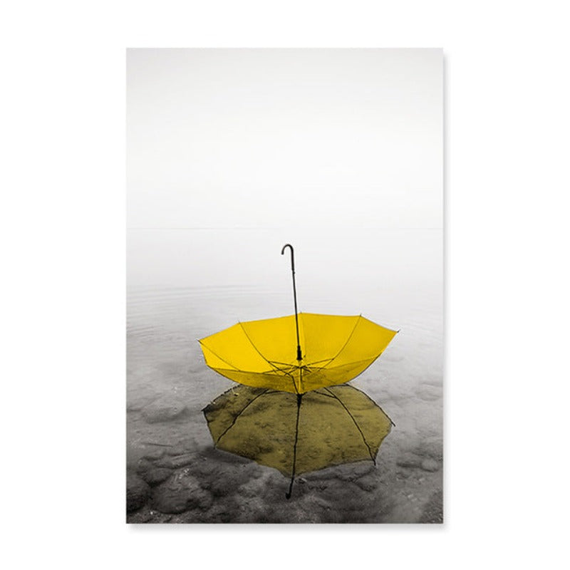 Moods Of Yellow - Leinwand Wandkunst Malerei