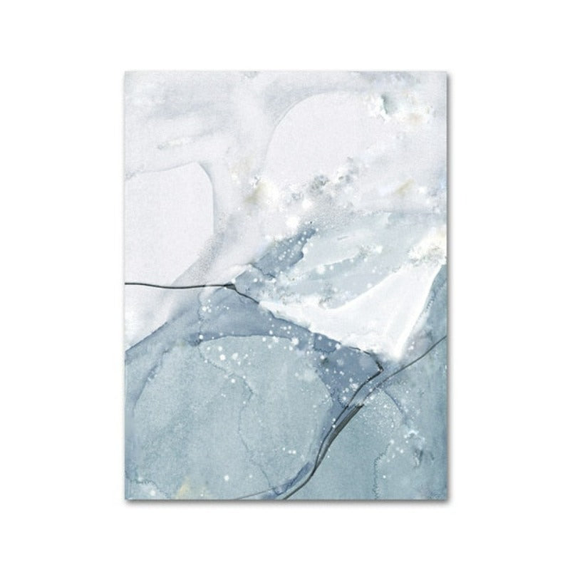 Nordischer Marmor – Leinwandbild
