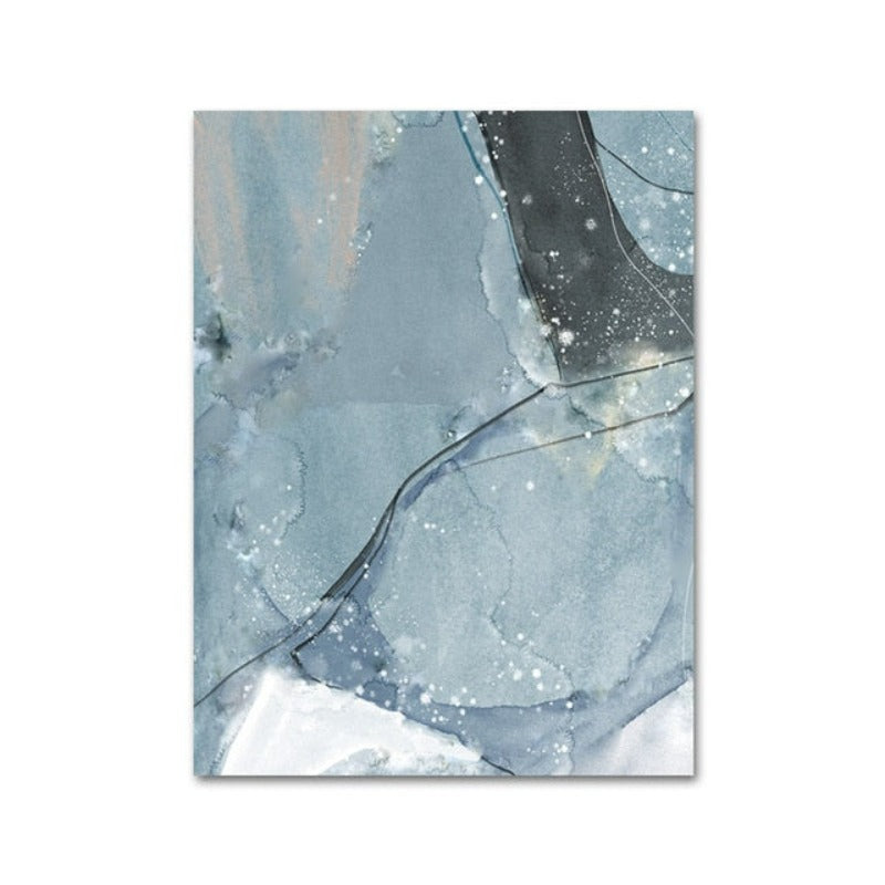 Nordischer Marmor – Leinwandbild