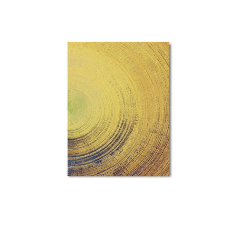 Tiefe Kreise - Leinwand Wandkunst Gemälde