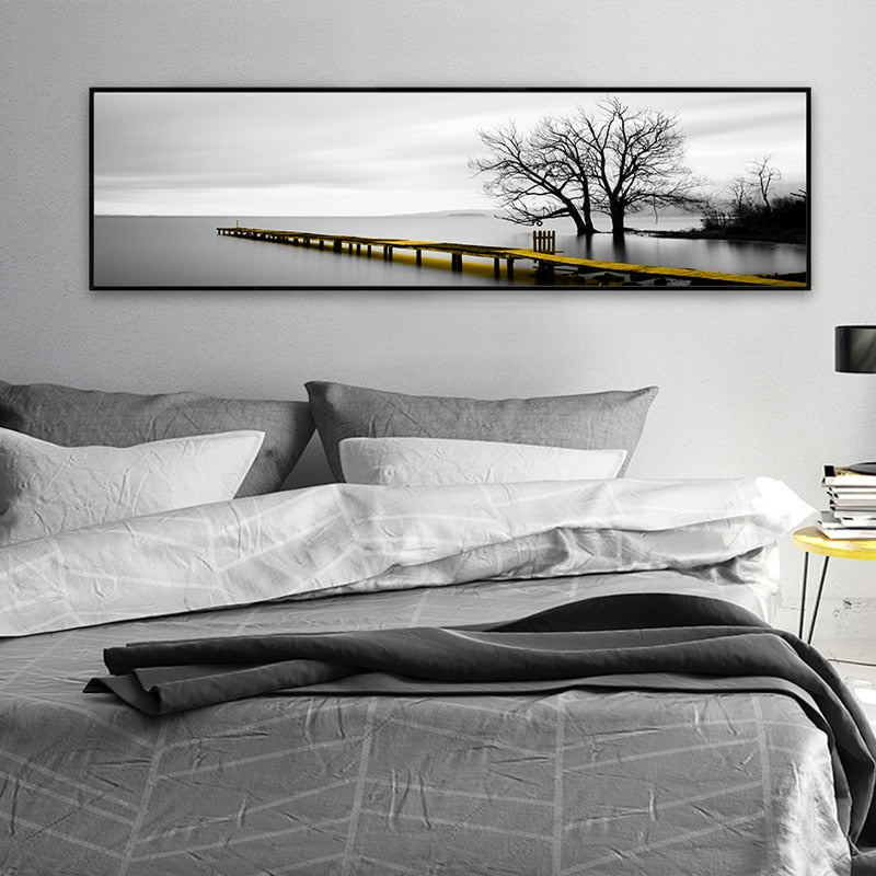 Einsame Abende - Leinwand Wandkunst Malerei