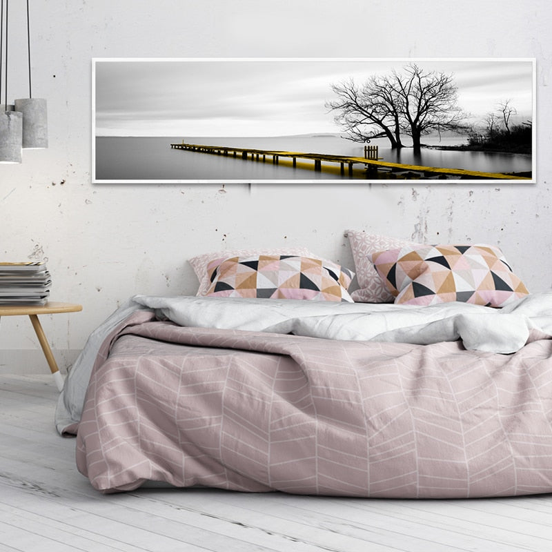Einsame Abende - Leinwand Wandkunst Malerei