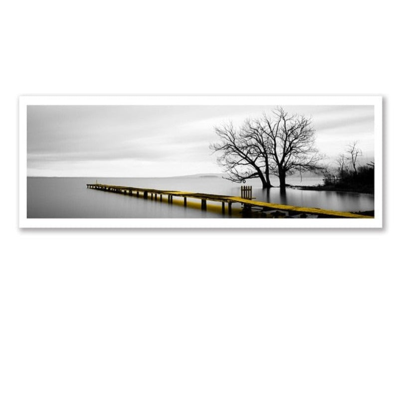 Einsame Abende - Leinwand Wandkunst Malerei
