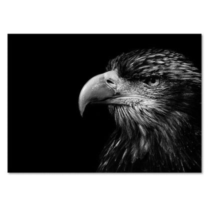 Natur, Tierwelt Afrikas, Wildtiere, Schwarz-Weiß - Leinwandbild