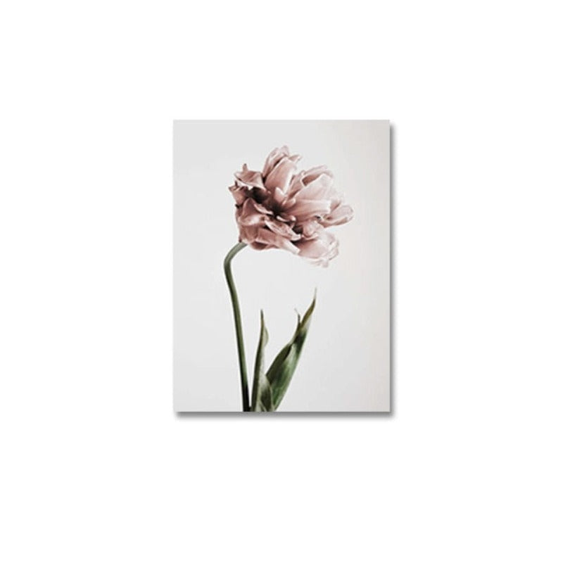 Moderne Tulpenblumen Drucke Wandkunst - Leinwand Wandkunst Malerei