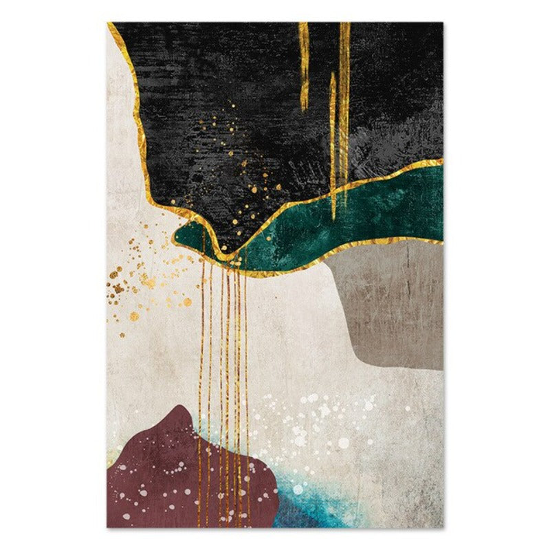 Gold Is Elegance - Leinwand Wandkunst Malerei