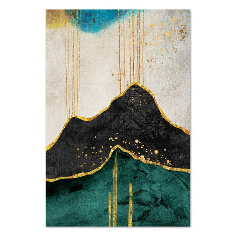 Gold Is Elegance - Leinwand Wandkunst Malerei