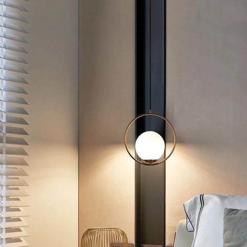 Moderne nordische Glaspendelleuchten