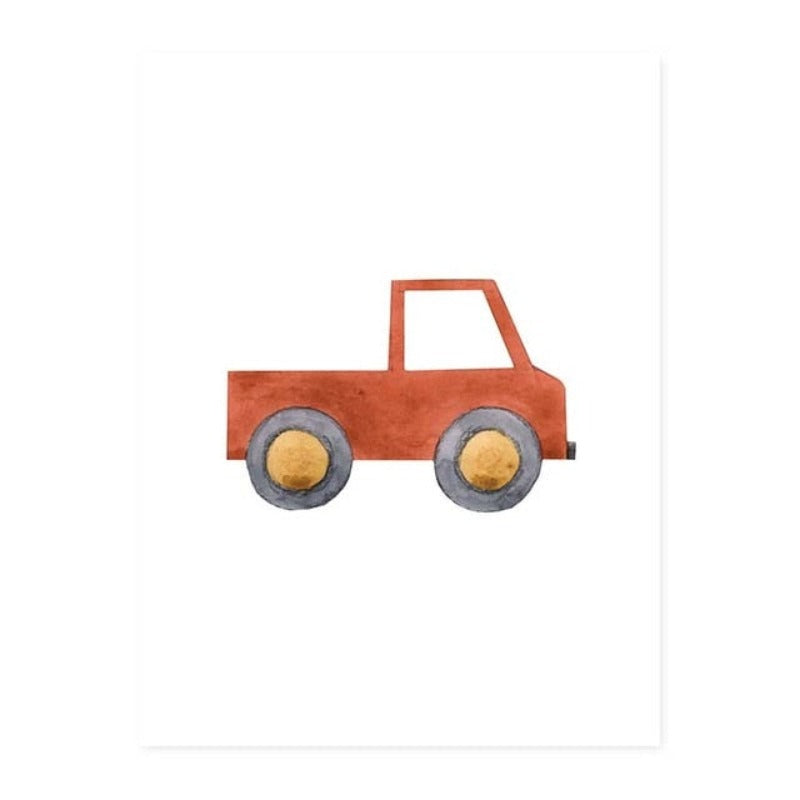 Baby Travels - Leinwand Wandkunst Malerei