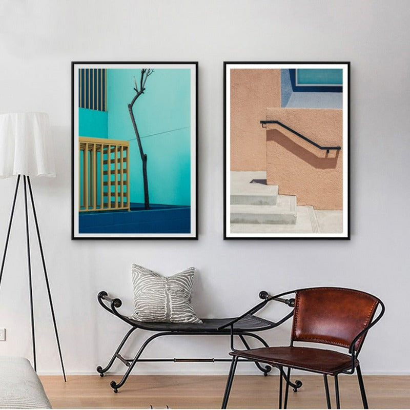 City Views-Canvas Wandkunst Gemälde