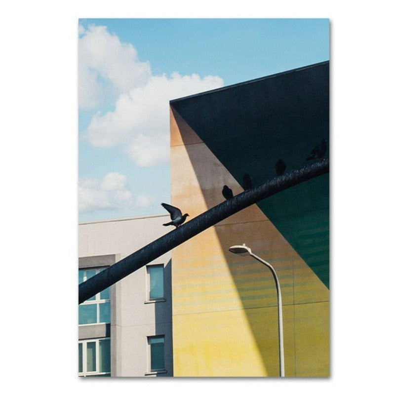 City Views-Canvas Wandkunst Gemälde