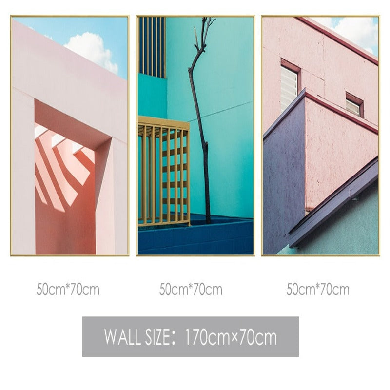 City Views-Canvas Wandkunst Gemälde