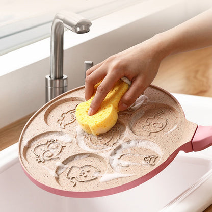 Frühstücks Tier Pfannkuchen Beschichtete Pfanne
