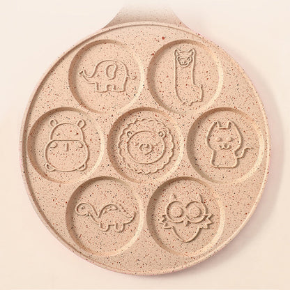 Frühstücks Tier Pfannkuchen Beschichtete Pfanne