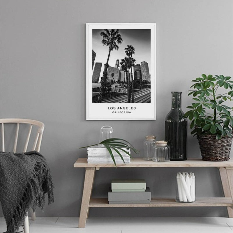 Los Angeles Stadtplan Modernes Gebäude Landschaft