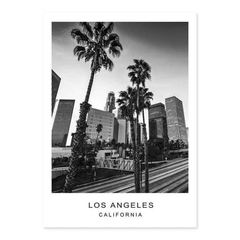 Los Angeles Stadtplan Modernes Gebäude Landschaft