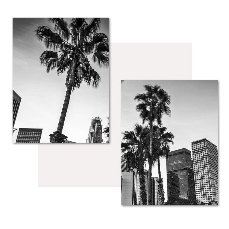 Los Angeles Stadtplan Modernes Gebäude Landschaft