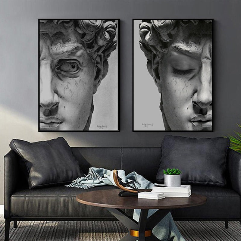 Vintage David Plaster - Leinwandbild