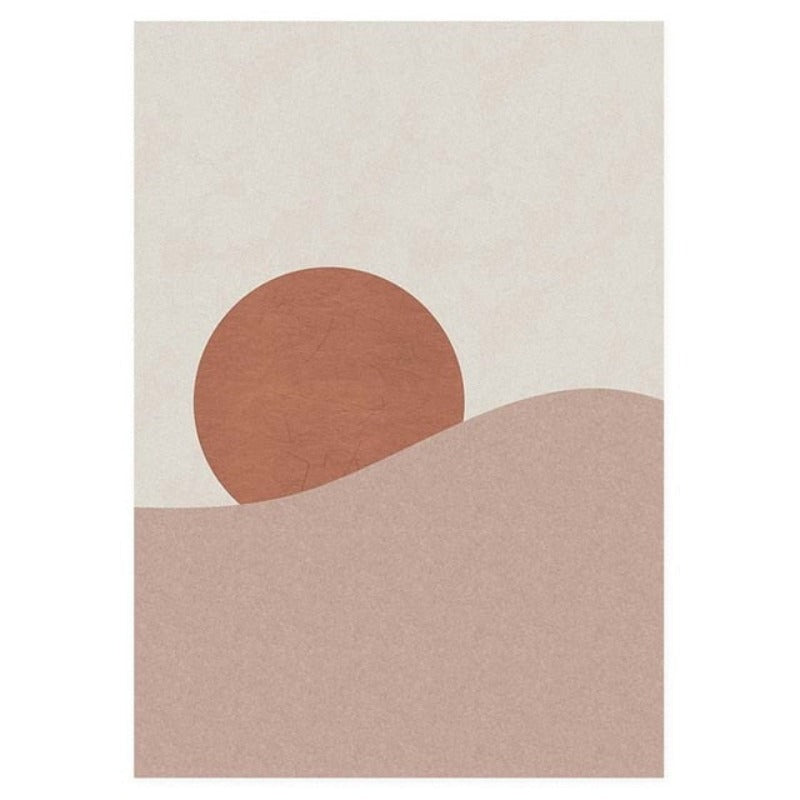Moon To Sun And Back - Leinwand Wandkunst Gemälde