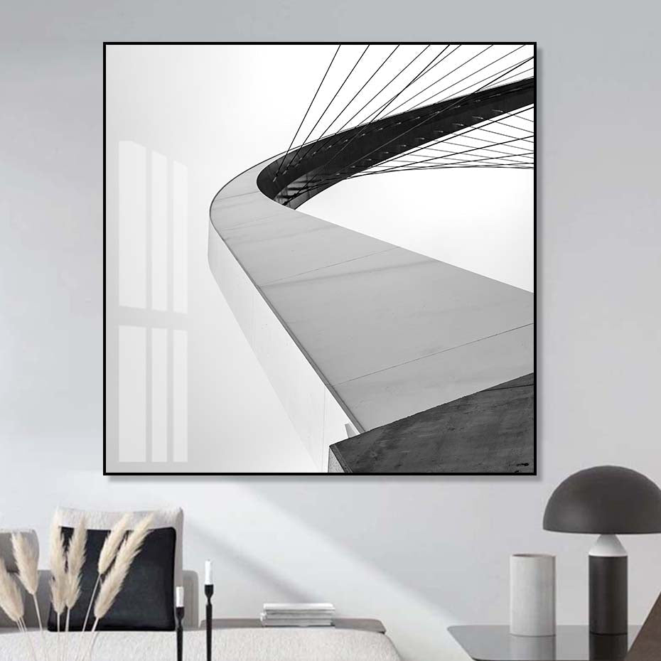 HD Bridge WireBilder - Leinwand Wandkunst Malerei