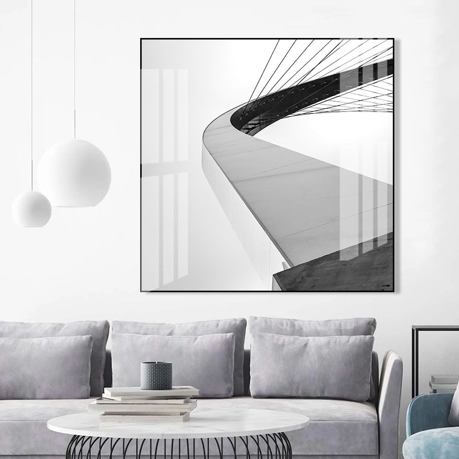 HD Bridge WireBilder - Leinwand Wandkunst Malerei