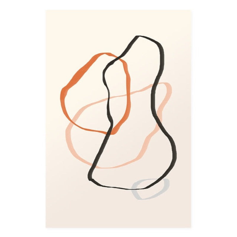 Boho-Stil Galerie - Leinwand Wandkunst Malerei