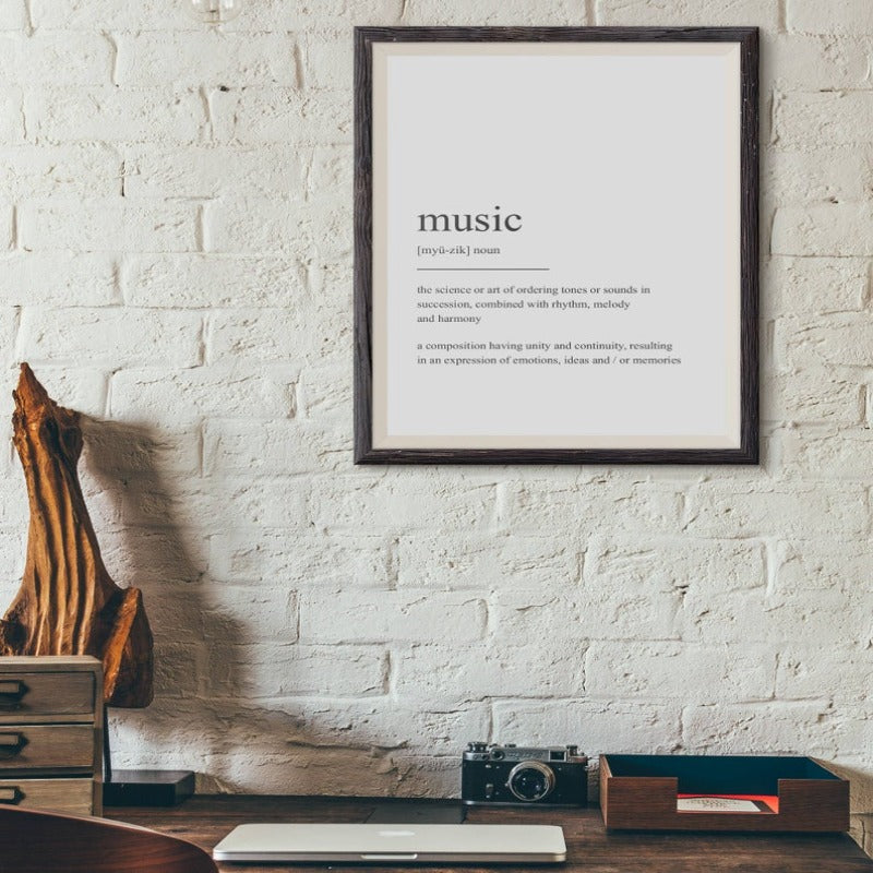 Minimalistische Traumleben Definitionszitate - Leinwand Wandkunst Gemälde