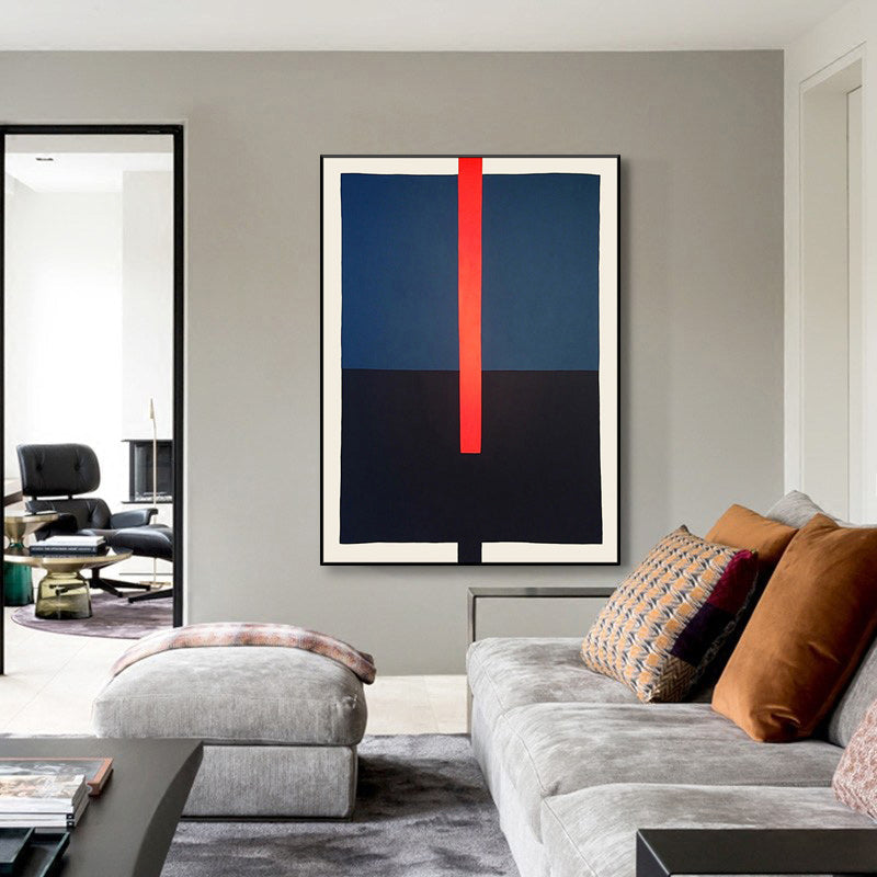 Geometrische Farbige Drucke Poster Nordisch - Leinwand Wandkunst Gemälde
