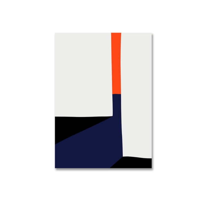 Geometrische Farbige Drucke Poster Nordisch - Leinwand Wandkunst Gemälde