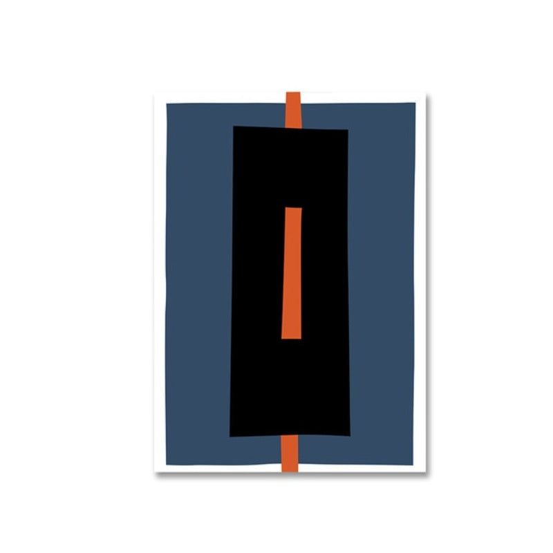 Geometrische Farbige Drucke Poster Nordisch - Leinwand Wandkunst Gemälde