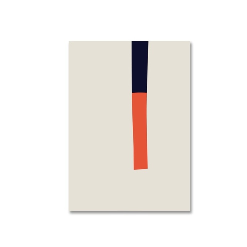 Geometrische Farbige Drucke Poster Nordisch - Leinwand Wandkunst Gemälde