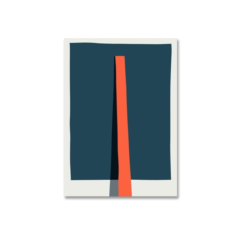 Geometrische Farbige Drucke Poster Nordisch - Leinwand Wandkunst Gemälde