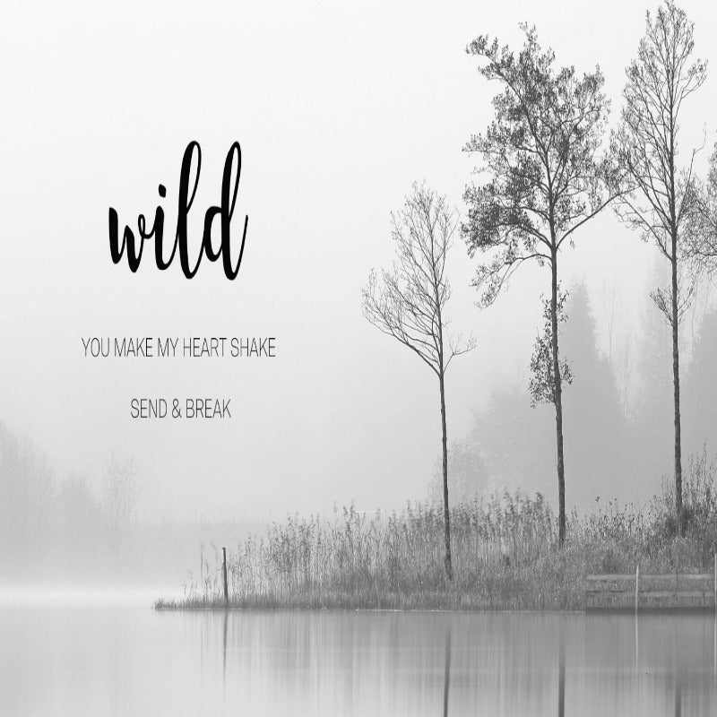 Foggy Sky Lake Lion - Leinwand Wandkunst Malerei