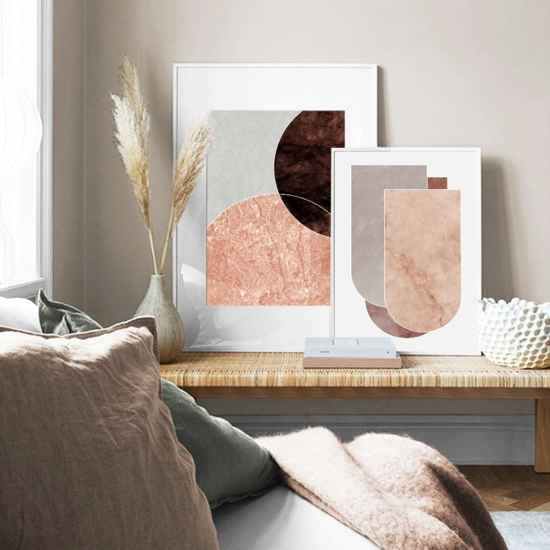 Boho Art Bohemian Stil - Leinwand Wandkunst Gemälde