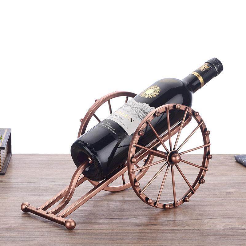 Brehn | Antique Kanone Weinflaschenhalter