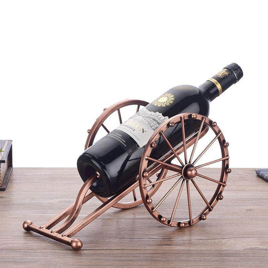 Brehn | Antique Kanone Weinflaschenhalter