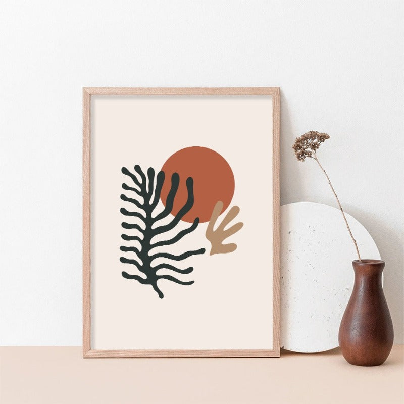 Boho Nachmittage - Leinwand Wandkunst Gemälde