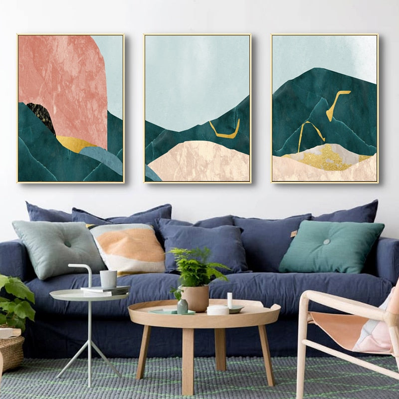 Green Pasture - Leinwand Wandkunst Malerei