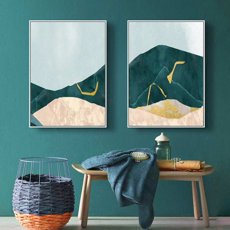 Green Pasture - Leinwand Wandkunst Malerei