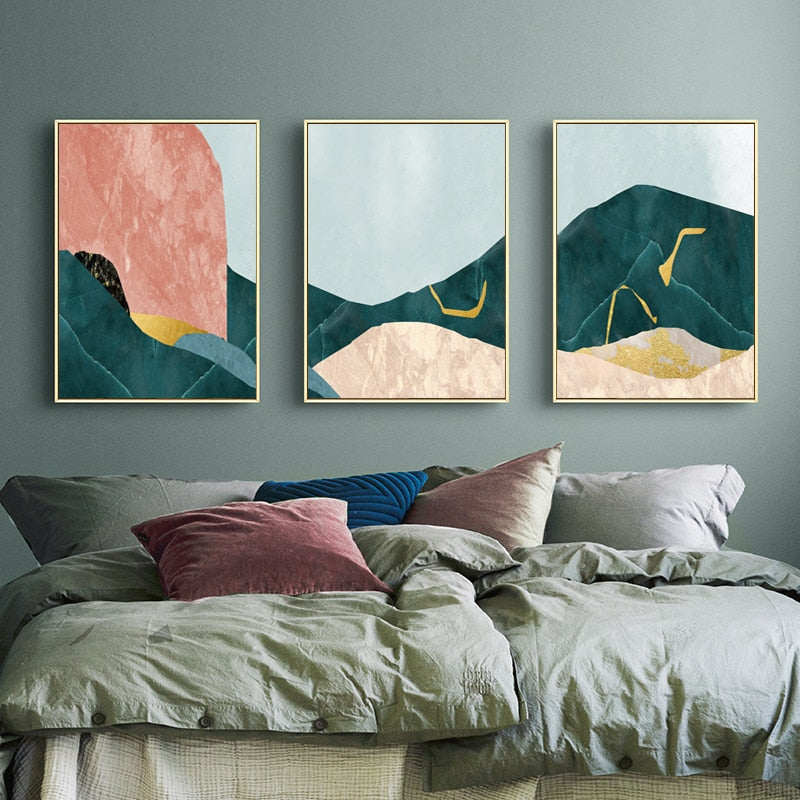 Green Pasture - Leinwand Wandkunst Malerei