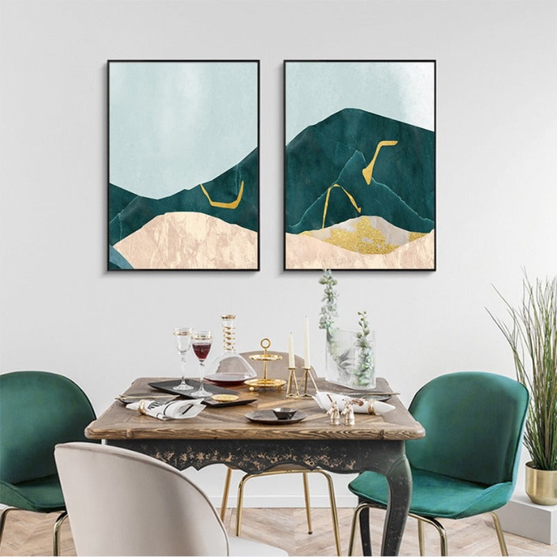 Green Pasture - Leinwand Wandkunst Malerei