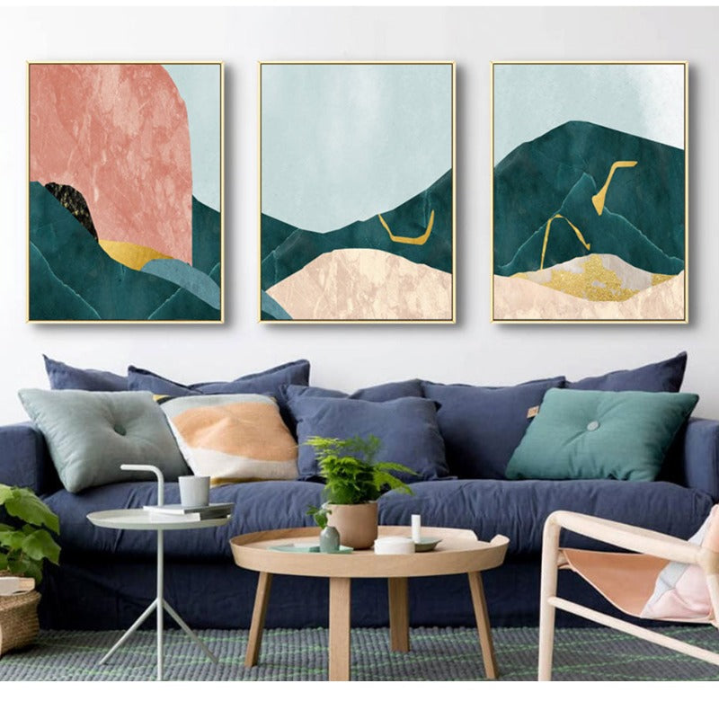 Green Pasture - Leinwand Wandkunst Malerei