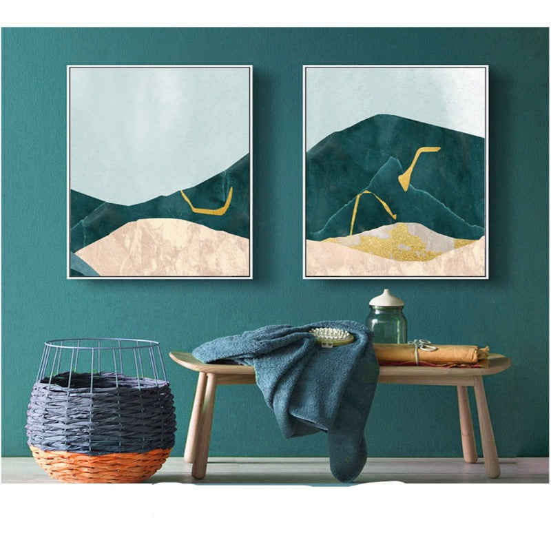 Green Pasture - Leinwand Wandkunst Malerei