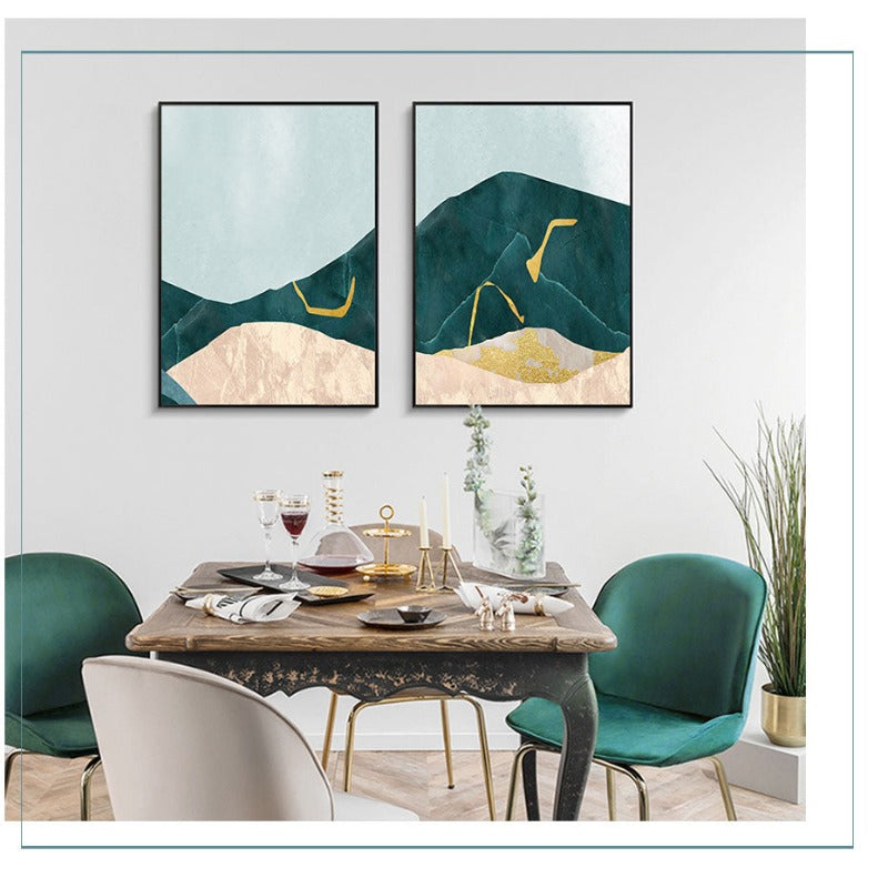 Green Pasture - Leinwand Wandkunst Malerei