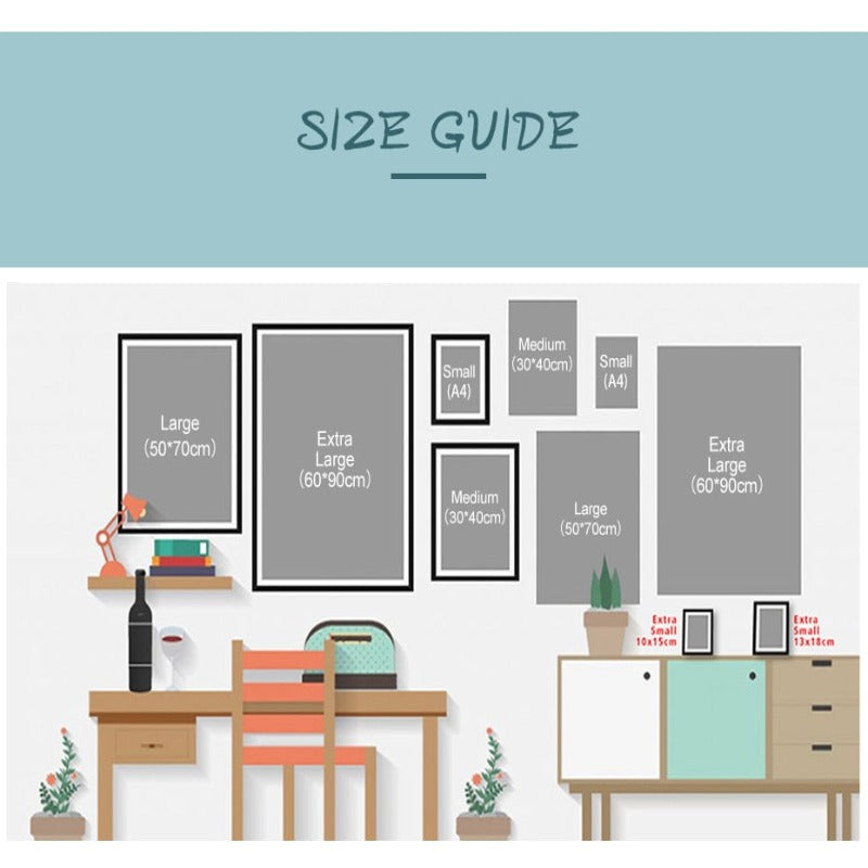 Blaue Kunst abstrakt geometrisch trendy - Leinwand Wandkunst Gemälde