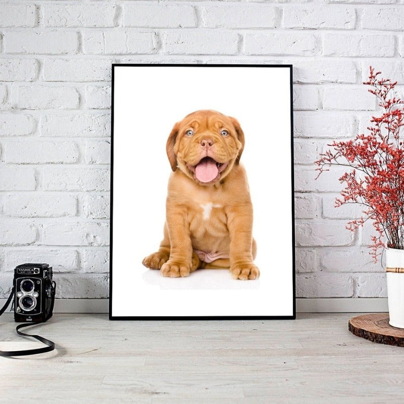 Liebes modernes Haustier Hund - Leinwandwandkunstgemälde
