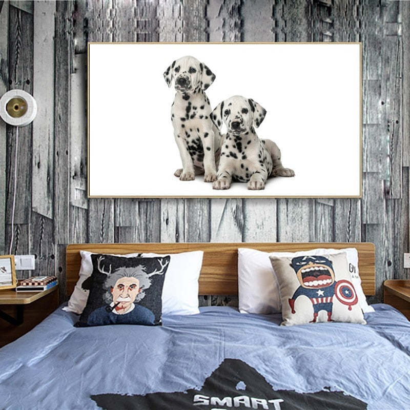 Liebes modernes Haustier Hund - Leinwandwandkunstgemälde