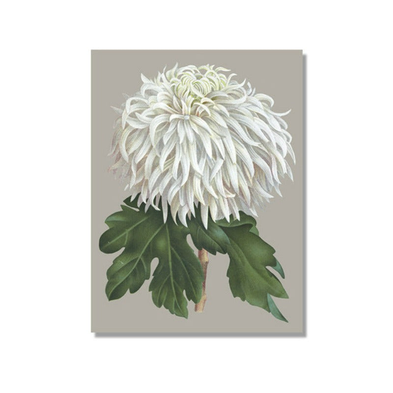 Schönes Chrysanthemen-Blumenbild – Leinwandbild