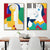 Figure Familie - Leinwand Wandkunst Gemälde