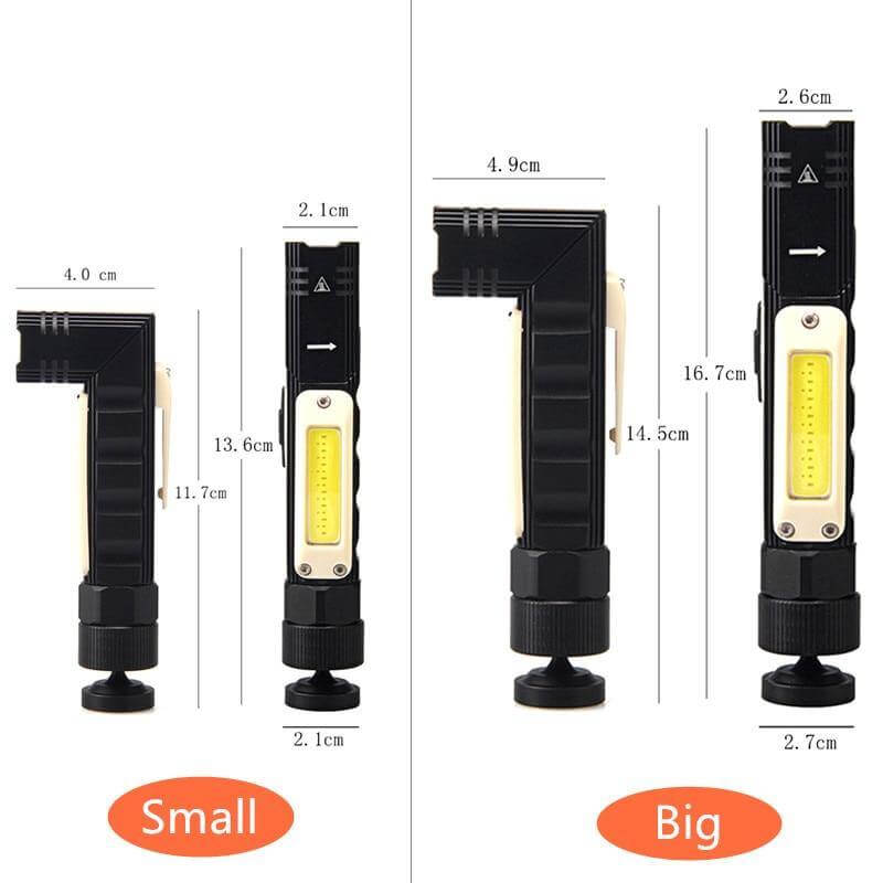 Wiederaufladbare Magnetische Verstellbare Camping-Taschenlampe | Brehn